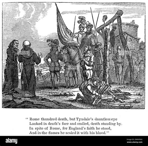 burned at stake|William Tyndale .